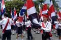 Atenas - Celebration day 2006 independence Costa Rica from Spain photo 12 - Group of flag carrier