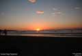 Sunset at the beach of Playa Tamarindo Costa Rica