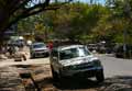 Street to beach of Tamarindo Costa Rica